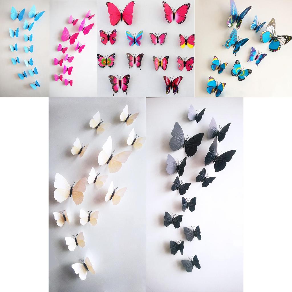 Realistic 9cm Butterfly 3d Home Decor Modern Minimalist Style Refrigerator Magnet