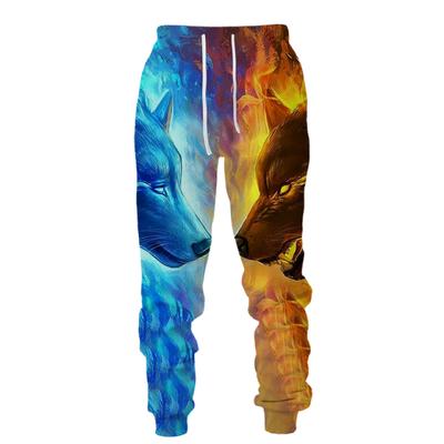 3D Wolf Graphic Printed Casual Pants Men Sportwear Joggers Long Pants Men's Outdoor Sweatpants Male Hip Hop Trousers