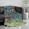 Kawaii Game C Cult Of The L Lamb B Blanket Soft Throw Blanket for Home Bedroom Bed Sofa Picnic Travel Office Rest Blanket Gift