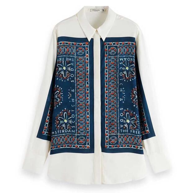 

Scotch & Soda 173210 рубашка с длинным рукавом 34