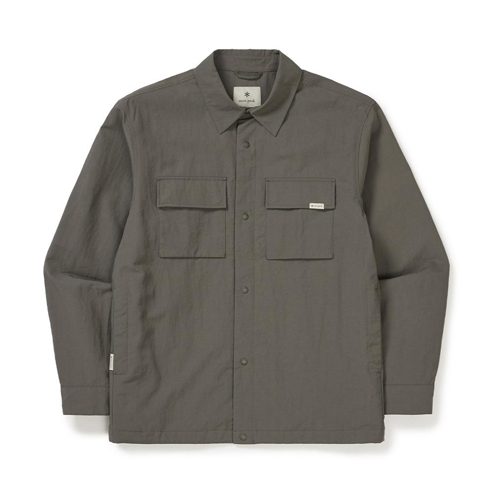 SNOWPEAK Camp Shirt Jacket Dark Khaki (S25SMCSH10)