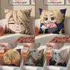 Anime Intense Tokyo Revengers Mikey Cushion Cover Pillowcase Short Plush Invisible Zipper Room Sofa Cushion Cover