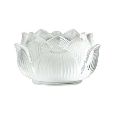 Q'foo Lotusblumen-Räucherstäbchenhalter für buddhistische Altäre, Stilvoller Glas-Mini-Räucherkegelhalter, Buddhistische Altar-Accessoires, Zen-Dekoration (Lotus Blume)