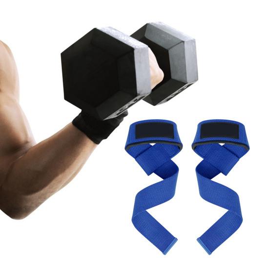 1 Pair Lifting Strap Men Women Anti-Slip Weightlifting Grip Band Bodybuilding Powerlifting Strength