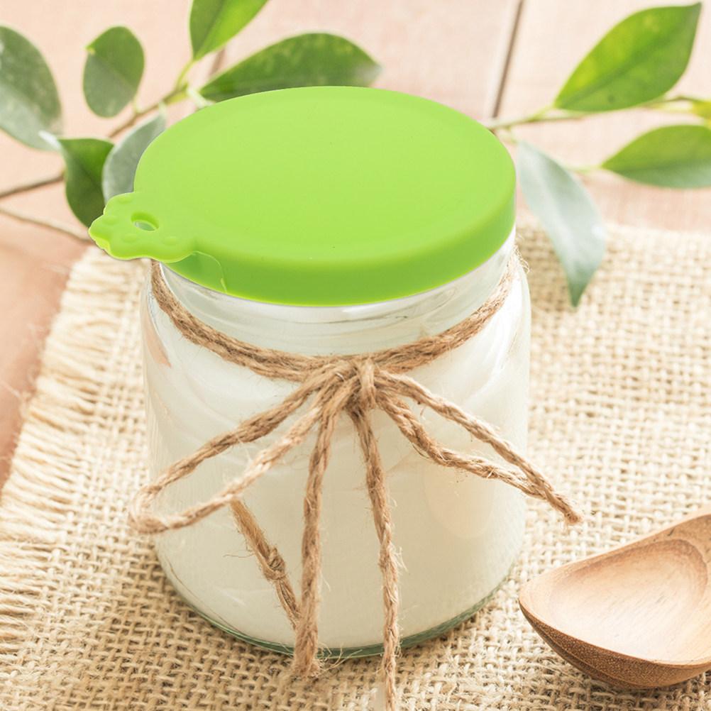 6Pcs Silicone Food Can Covers Cat Jar Lids Reusable Wide Mouth Mason Jar Caps Fresh Keeping Seal Cat Food Can Covers