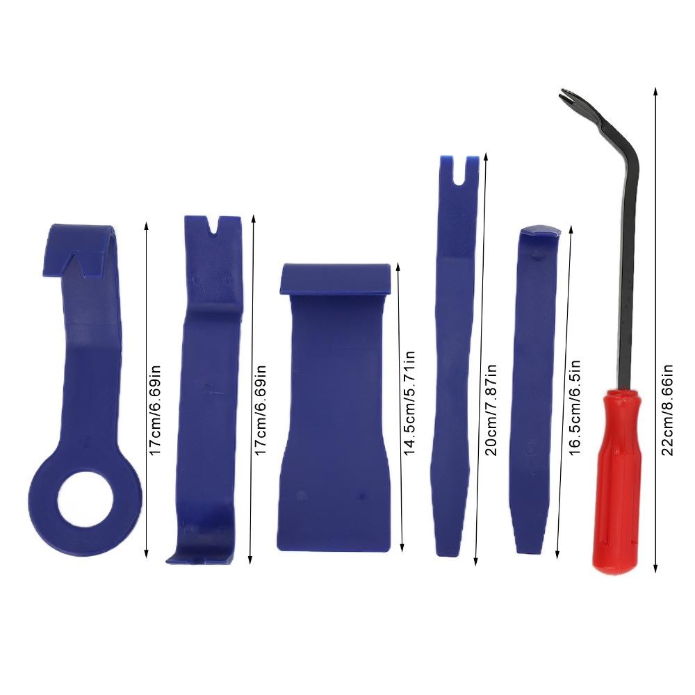 8PCS Universal Door Panel Removal Tool Lightweight Dash Pry Bar Set Car Maintenance