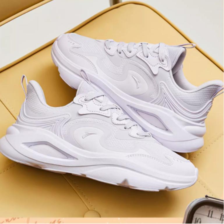 Anta Tide Worship 5.0 Versatile Comfortable Non-Slip Lightweight Low-Top Casual Shoes Women sneaker Purple 122418840-5