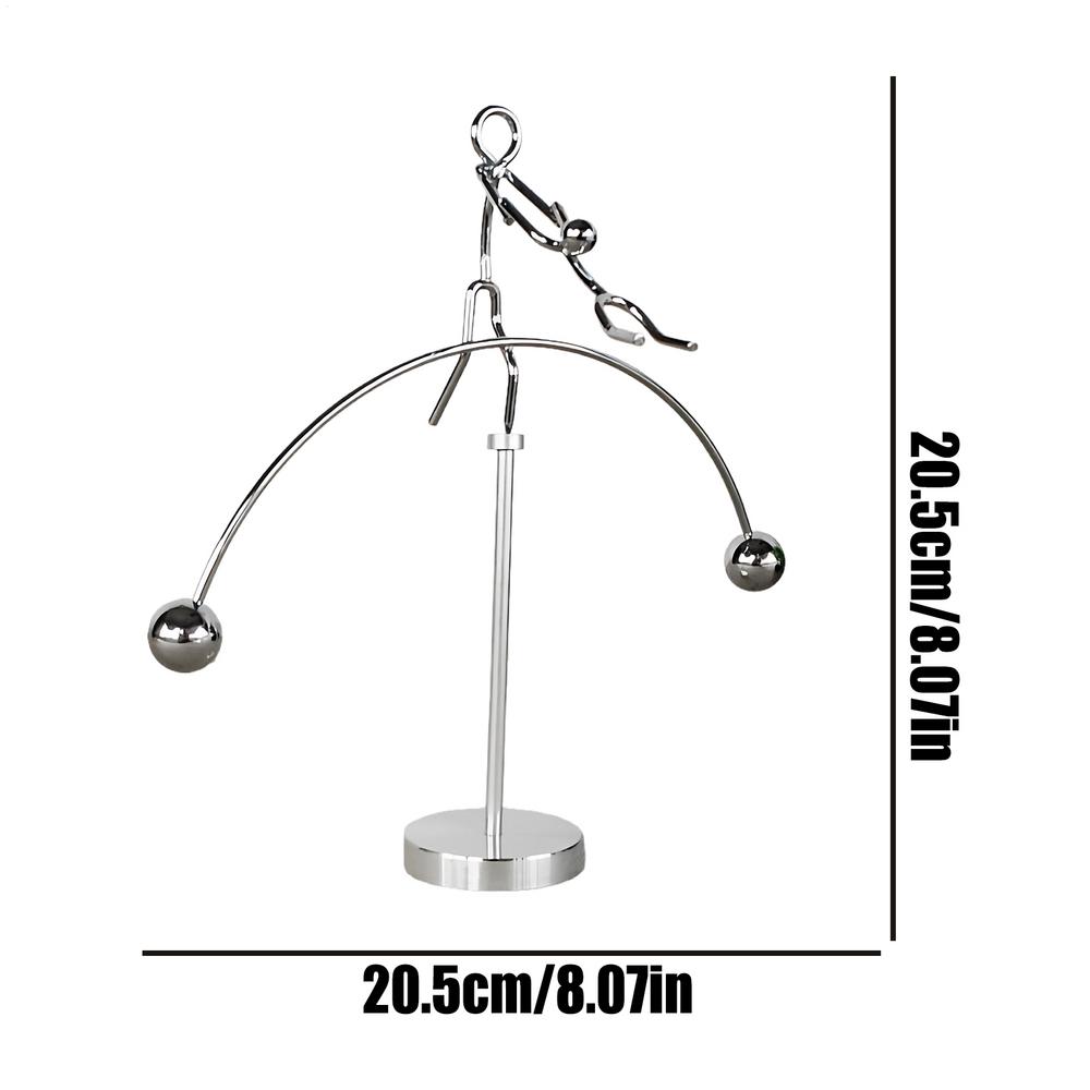 

Балансирующие игрушки Искусство Балансирующая игрушка Украшение из нержавеющей стали Забавный декор для стола, полки, стола, вечеринки, дома, рабочего места, праздника