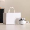 Guochao Panda Tea Cup Tea Separation Cup Ceramic Filter Water Cup With Lid Special Personal