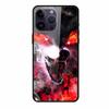 Phone Case for Apple Iphone 15 Pro 15 Plus Tempered Glass Hard Back Cover for Iphone 15 Pro Max Iphone15 Wolf  Lion Funda Capa