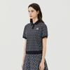 MARTINE GOLF Dtp Collar Half Polo Shirts_Navy