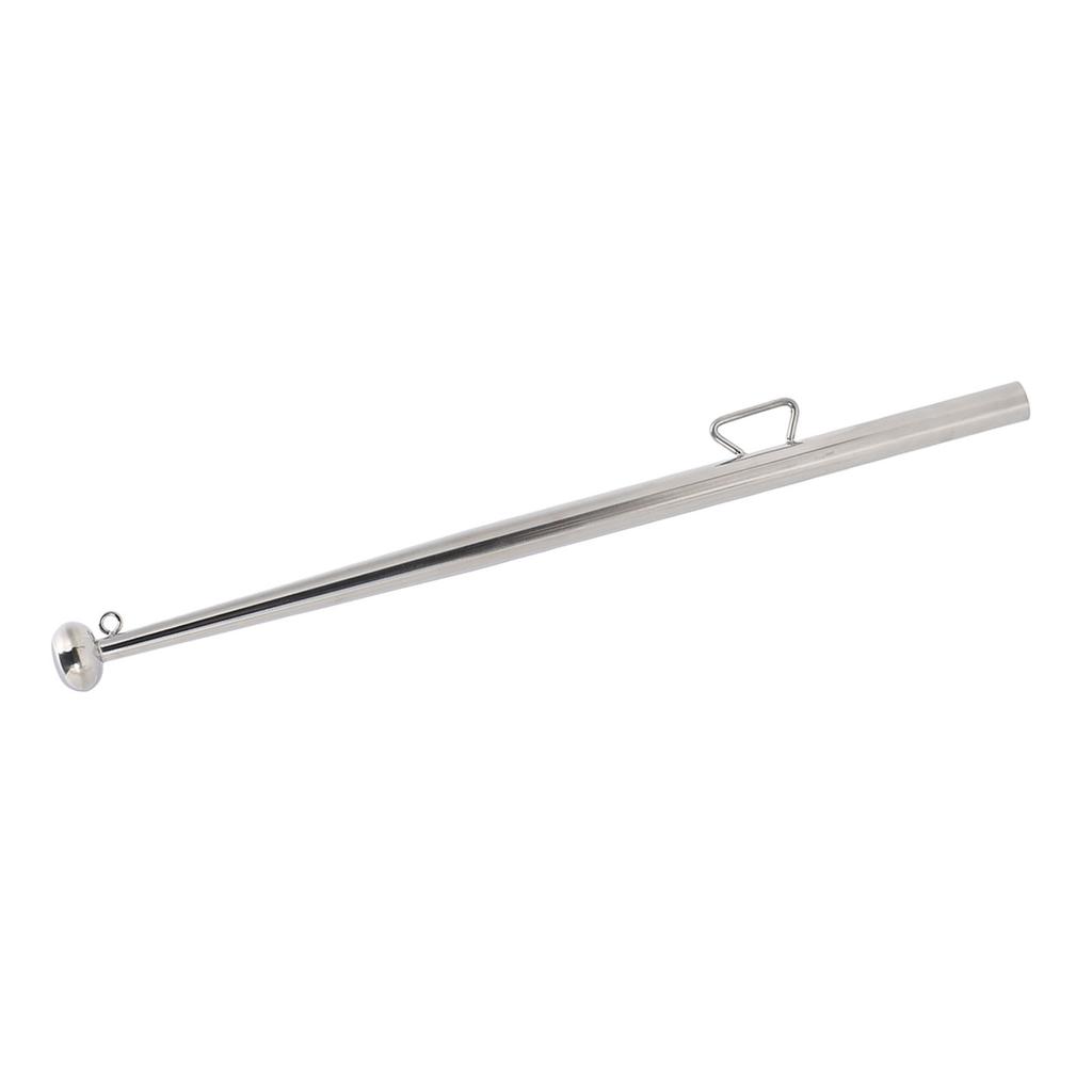 Boat Flag Pole 610mm Length Stable 316 Stainless Steel Rail Mount Flag Pole for Marine Yacht RVs