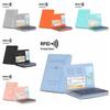 Travel Wallet PU Leather Passport Holder Passport Package PU Passport Clip  Man Women