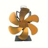 High Quality for Lotus Fireplace Fan with High I Base,6 Large Blades, Heat Start, No Plug Needed, Energy Saving