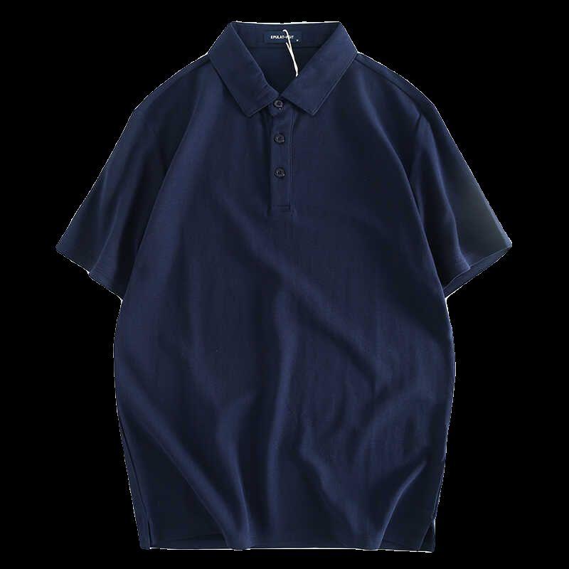 Export Tail Order Factory Leftover Stock Summer Thin Short-Sleeved Polo Shirt Loose Plus Size Men Business Casual Top Clothes