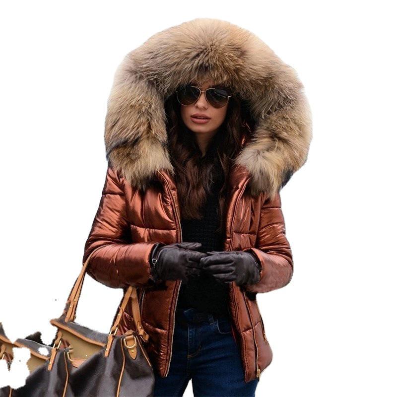European & American Women's Autumn/Winter Short Cotton Down Jacket X6303