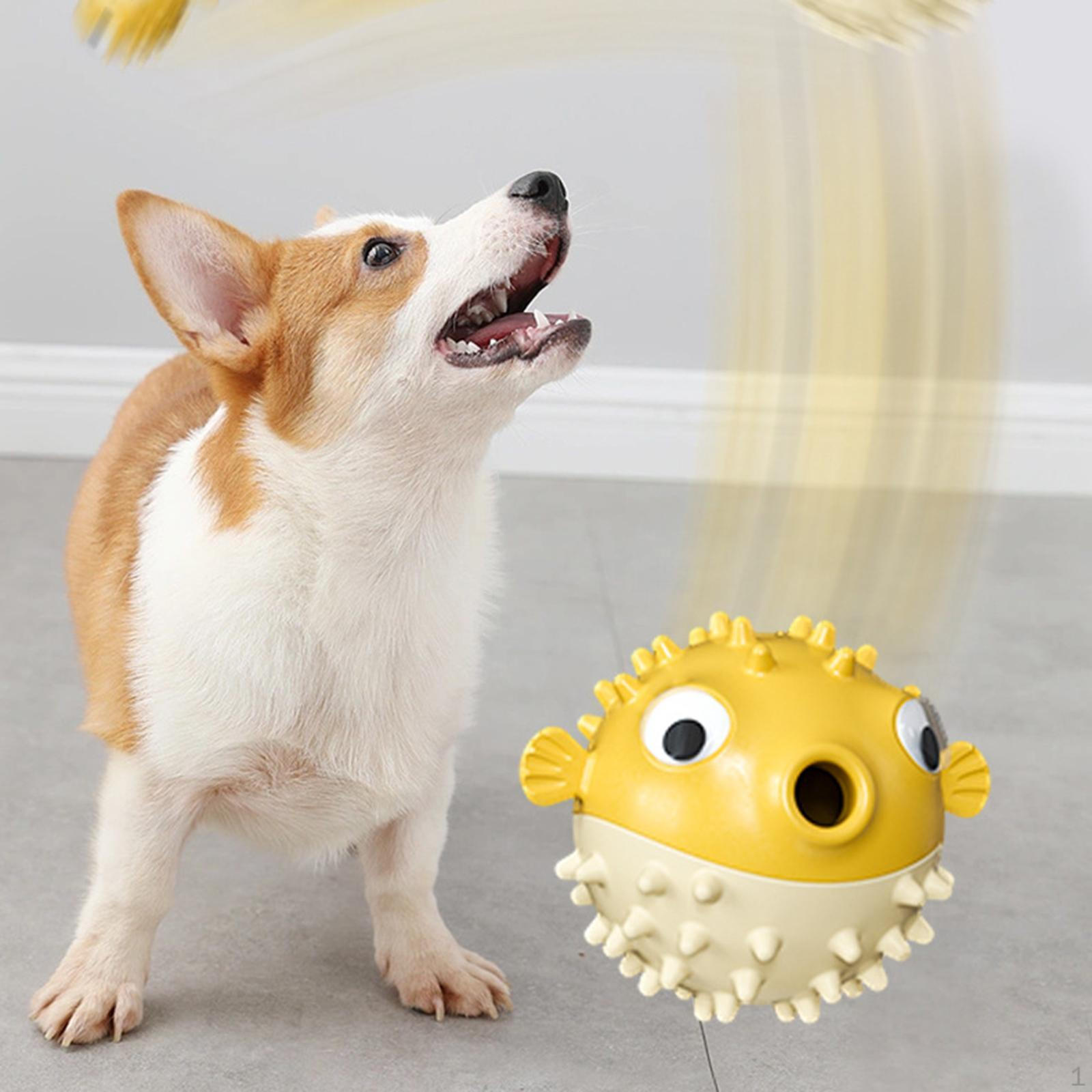 

Іграшка для жування для собак для ласощів, інтерактивні іграшки, м ячі-головоломки для котів жовтий