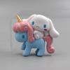 Sanrio Anime Figures My Melody Cinnamoroll PVC Action Figure Cartoon Unicorn Doll Ornament Cake Decor Toys for Kids Xmas Gifts