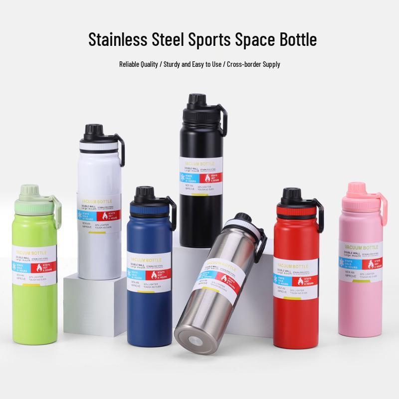 Large Capacity 304 Stainless Steel Sports Thermos Mug with Gift Box