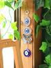 Boho Evil Eye Hanging Wall Decor Metal Pendant Wall Art Hanging Ornament Gothic Home Decor Garden Wind Chimes Outdoor Decoration