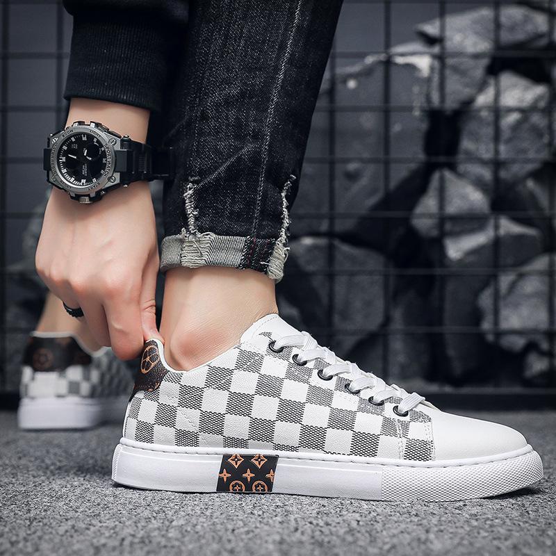 

European station men s shoes autumn new casual shoes men s trendy shoes versatile white shoes men s low-top sports board shoes men 39