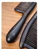 Heart-Shaped Cloisonné Copper and Zitan Wood Comb with Mortise and Tenon Jointing – Handmade for Smooth Hair