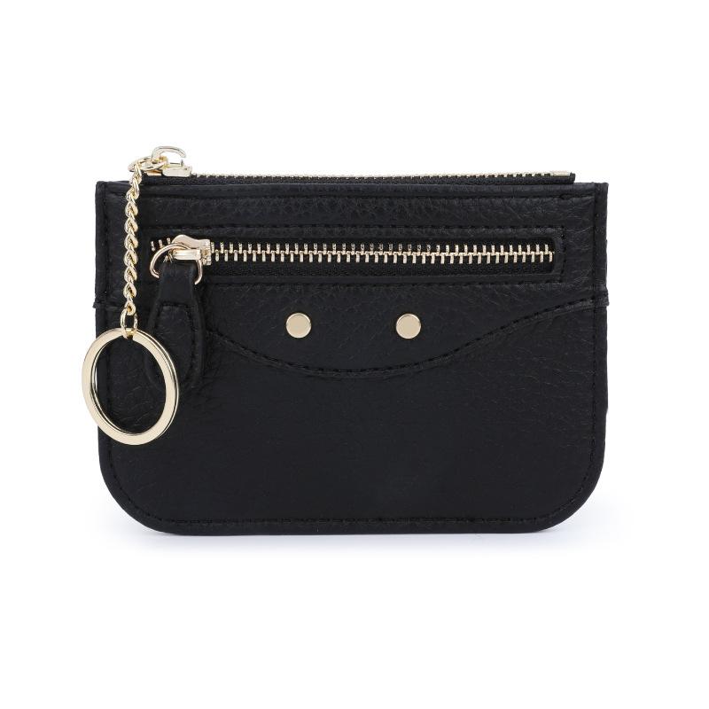 

Узор личи TB156-001 Визитница для женщин 12,3*9 см чёрный