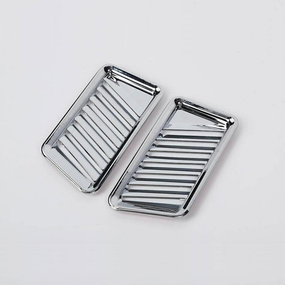 For 2021-2022 Ford F150 F-150 Chrome Dashboard Side A/C Vent Frame Cover Trim 2P