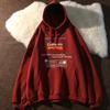 Women's Retro Oversized Fleece-Lined Hoodie - Autumn/Winter Streetwear Jacket