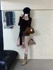 2025 Autumn and Winter New Round Head Thick Heel Belt Buckle Medium Tube Thin Fashion Martin Western Women's Short Boots