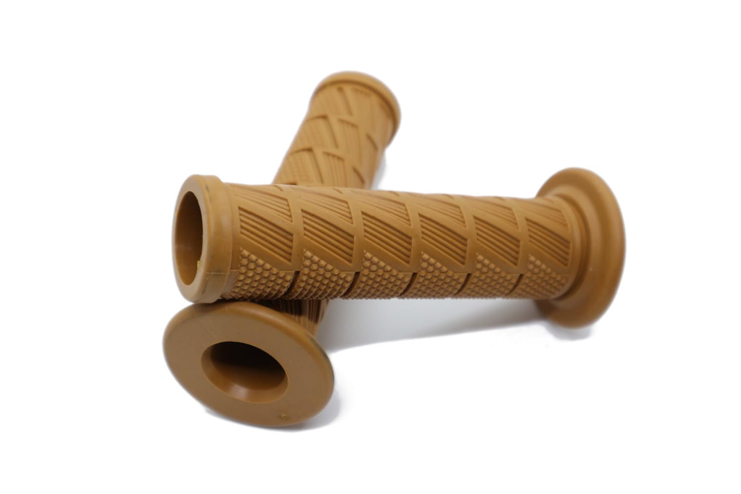 

Beatus Retro Design Bike Handle Grip 0.9 inch (22.2 mm) Universal Grip Left and Right Set (Camel) General purpose