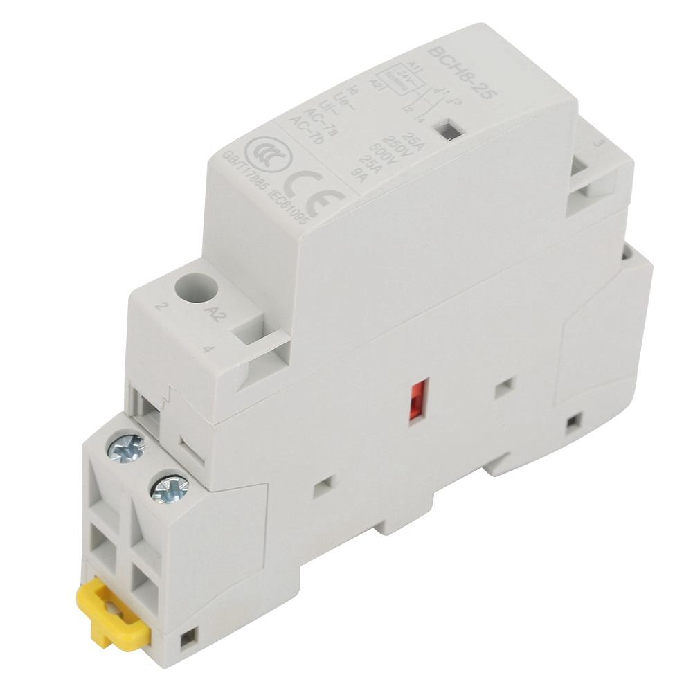 2P 25A 24V 1NO 1NC 5060Hz Din Rail Household?AC Contactor High Quality