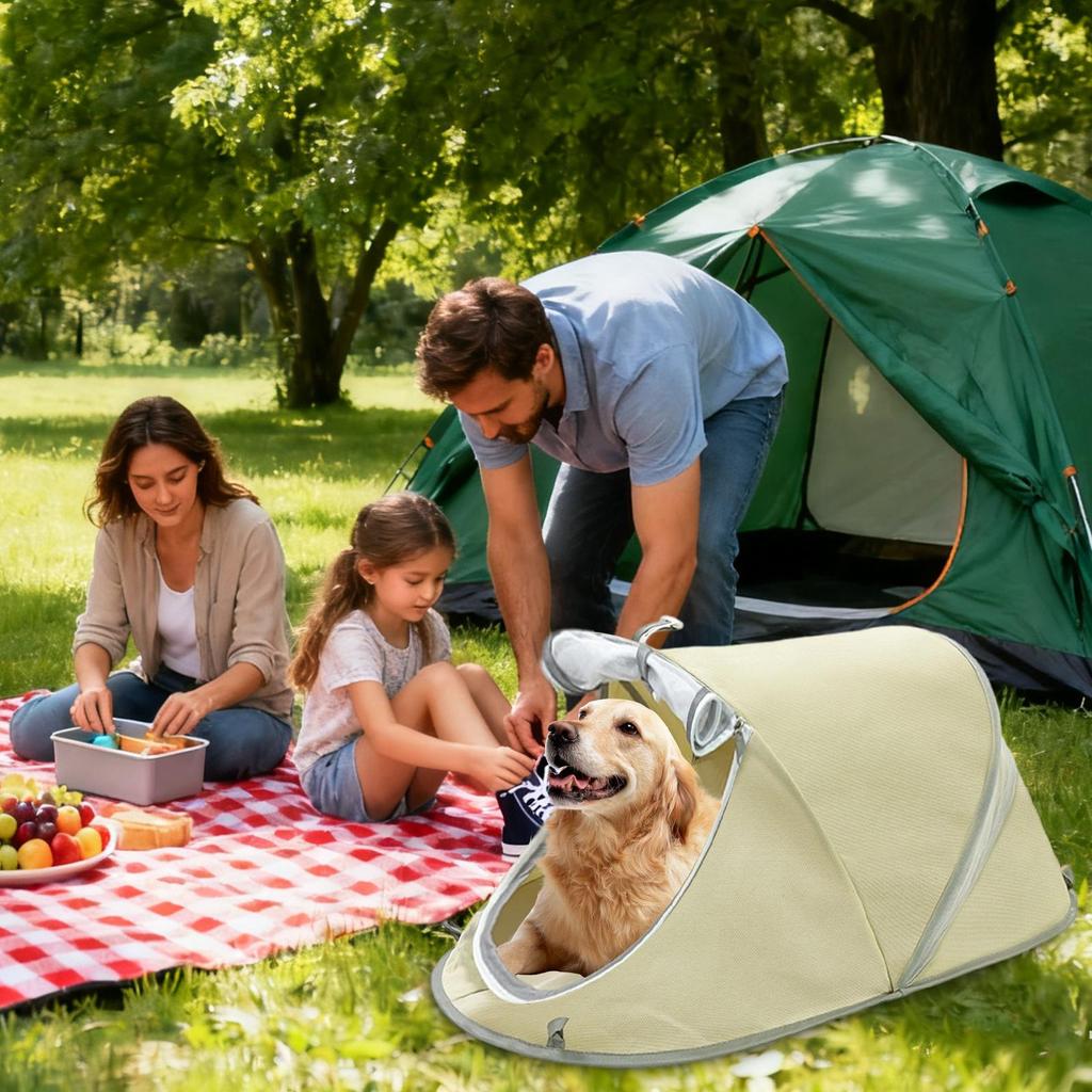 Pet Tent For Cats Small UV Resistant Breathable Dog Crate Indoor Outdoor Puppy Pet Tent Crates For Garden Lawn Balcony Patio