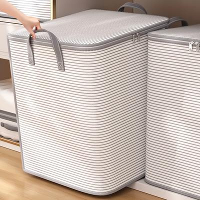 1 szt. Torba do przechowywania z tkaniny - Organizer na ubrania z uchwytami, do organizacji domu, przeprowadzki, podróży i przechowywania w szafie, Przechowywanie organizera na ubrania