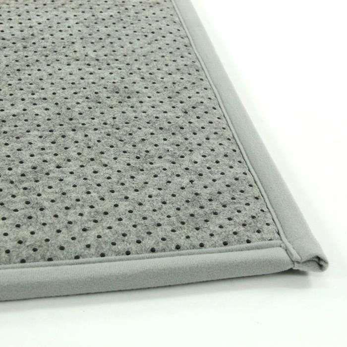 Living Room Rug Velvet Look Extra-soft Cloud Grey 60x90