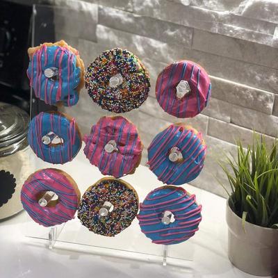 Acrylic Donut Holder Wedding Birthday Partiy Cake Holder Transparent Ornament Acrylic Donut Holder