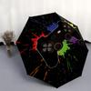 Colorful Paint Splatter Video Game Controller Mouse PadUmbrella, Portable 3-Fold Umbrella for Men & Women,Christmas Gift ES257