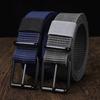 Men's Thickened Canvas Belt with Pin Buckle and Multiple Holes - Ideal for Denim, Youth, and Students