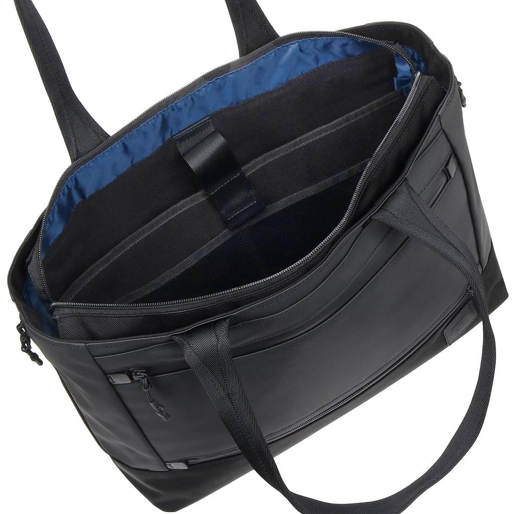 Tote bag for B4 size inch PC storage bag Polycarbonate film processing business bag Black [Macintosh Philosophy] men, compatible, 14.0 [Trotter 5]