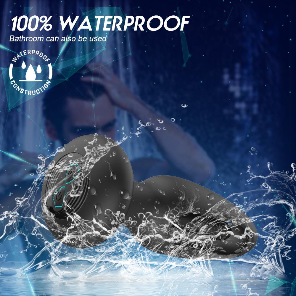 Fernbedienbarer Klappernder Analplug Vibrator Prostata Massage Stimulator Kitoris G-Punkt Massagegerät Weiblicher Masturbator Schwulen Sex Produkte