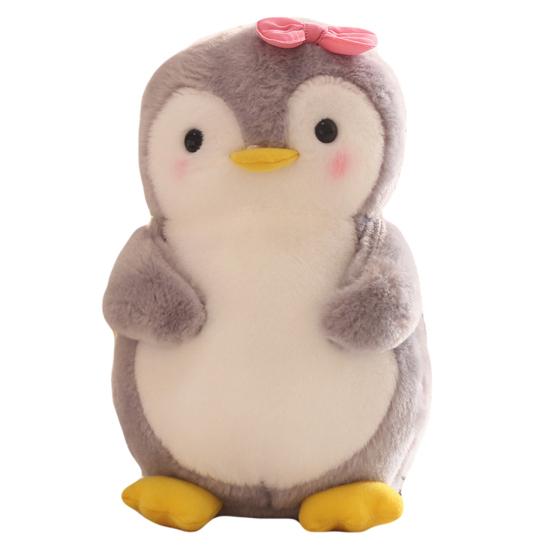 Cute Penguin Hugging Fruit Plush Stuffed Doll Kids Toy Home Decor Valentine Gift