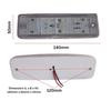 LED Side Marker Light Set 6 Super Bright LEDs for Truck Trailers Lorries Bus and Other Commercial Vehicles 12v (Clear)