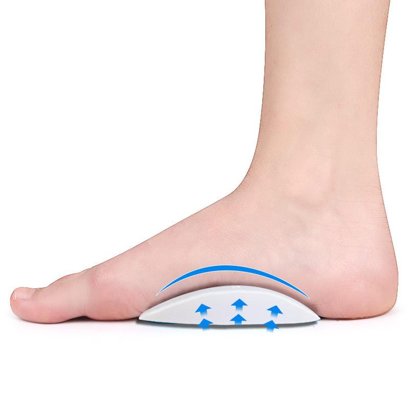 Silicone Arch Triangular Pad Men's and Women's Arch Insole Flat Corrective Foot Pad XO Type Leg Orthopedic Insole