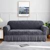 Premium 1pc Stretchy Sea Wave Sofa Slipcover - Non-Slip Four Seasons Universal Furniture Protector with Couch Cover Function for Bedroom