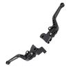 1 Pair Motorcycle Brake Clutch Lever Aluminum Alloy Anodized Short Adjustable Brake Handle Levers Set Replacement for