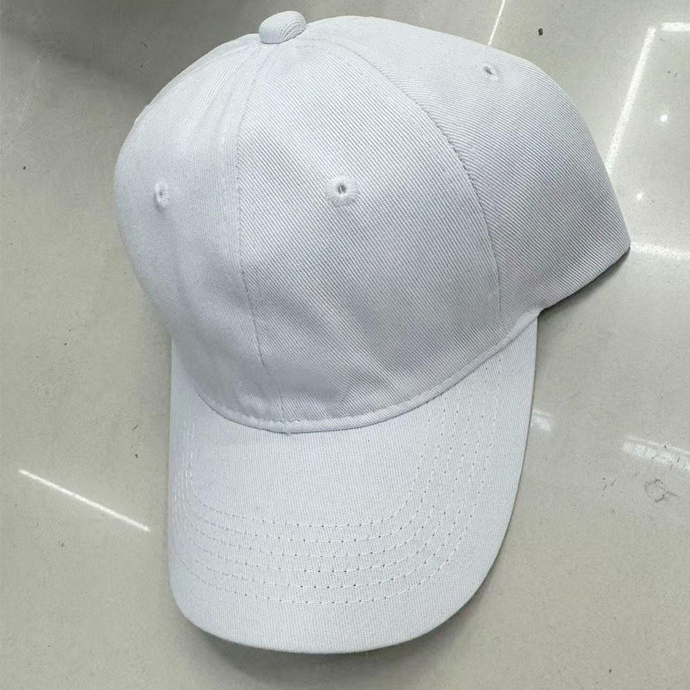 Unisex Washed Cotton Distressed Baseball Cap - Solid Color Soft Top Hat for Men and Women