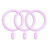 6-1Pcs Magnetic Metal Sticker Rings for Iphone 14 13 12 Plus 15 ProMax Ultra-Thin Magsafe Magnetic Wireless Charger Metal Plate