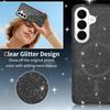 For Samsung Galaxy S26 Magnetic Case Glitter Design TPU PC PET Drop Proof Phone Cover