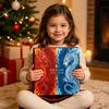 Unique Christmas Box Dragon Advent Calendar, 24 Days 2D Flat Acrylic Ornaments Day Surprise Calendar Countdown Fantasy Hanging Pendants for