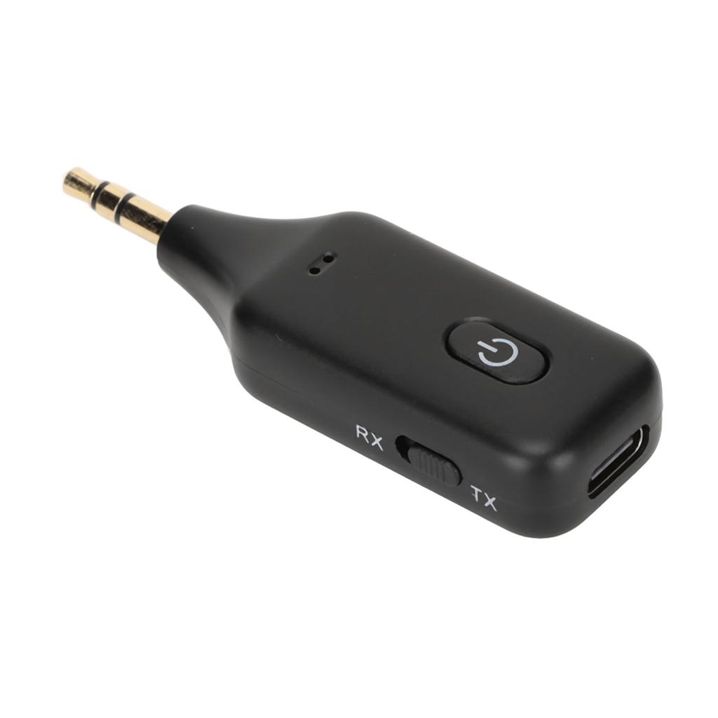 Bluetooth 5.1 AUX Adapter 3 In 1 Low Latency Hands Free Calling 3.5mm Wireless Transmitter Receiver for Car PC